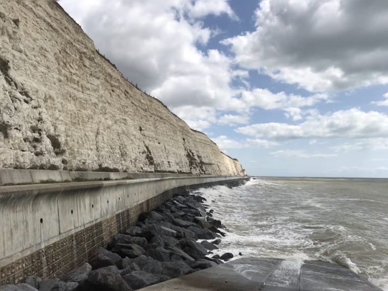 Undercliff Walk Path, Brighton, UK, picture by Jenai Morehead