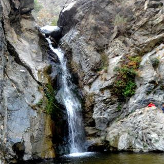 Eaton Canyon is a great trail with a waterfall
